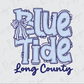 Blue Tide Long County Stripped Graphic T-Shirt