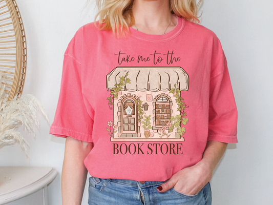 Take Me to The Bookstore Graphic T-Shirt