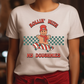Rollin with My Doughmies Skateboard Gingerbread Man Graphic T-Shirt