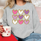 Valentines Day Candy Heart Collage Graphic T-Shirt
