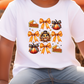 Thanksgiving Pie Turkey Pumpkin Coquette Collage Graphic T-Shirt