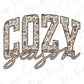Camo Cozy Season Direct To Film (DTF) Transfer