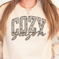 Camo Cozy Season Direct To Film (DTF) Transfer