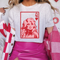 Queen of Hearts Valentines Day Graphic T-Shirt
