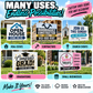 Yard signs used for real estate, events, businesses, schools and celebrations