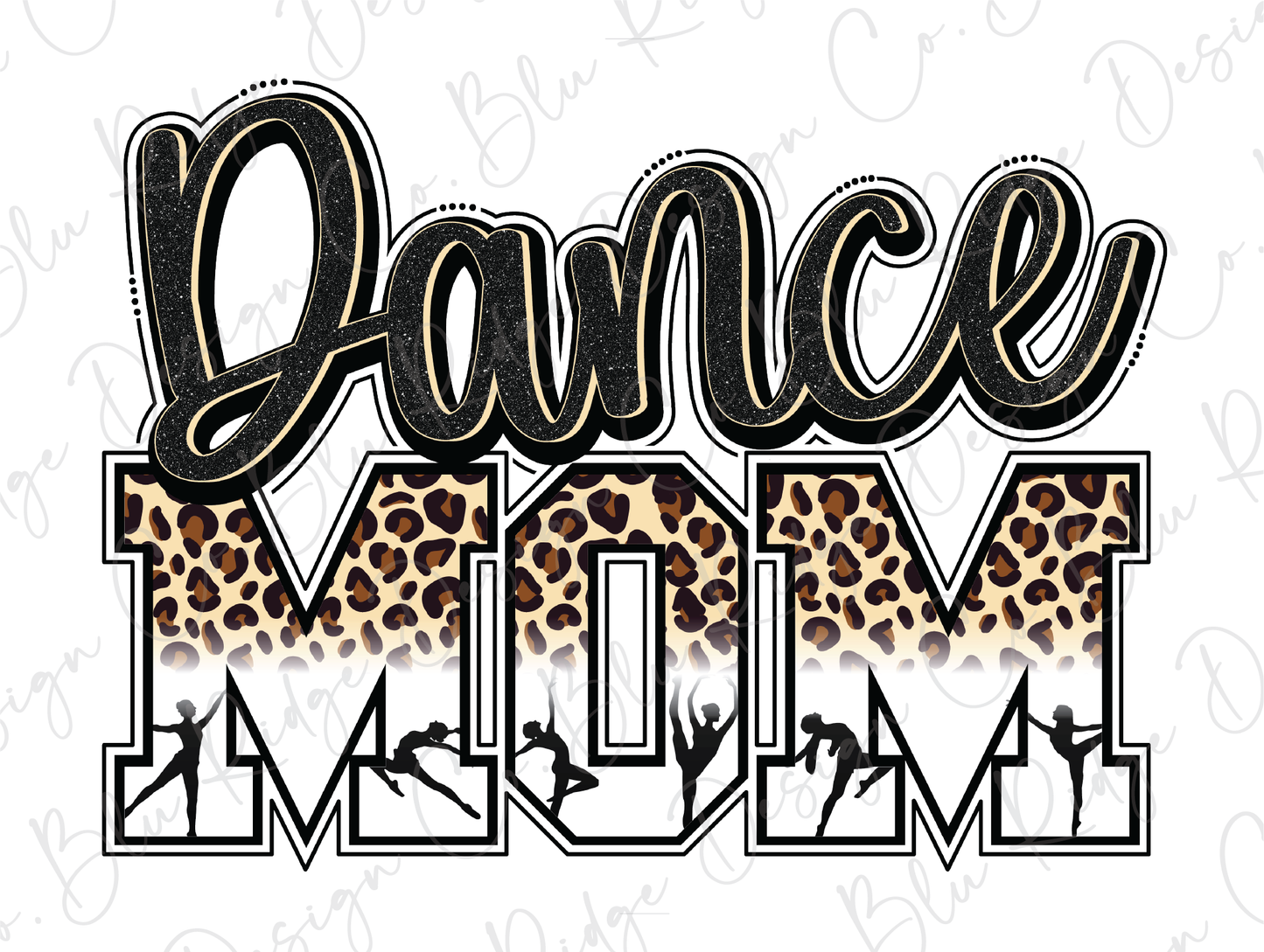 Dance Mom Leopard Graphic T-Shirt