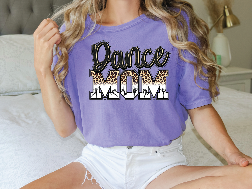 Dance Mom Leopard Graphic T-Shirt