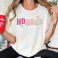 Ho Ho Ho Glitter Christmas Graphic T-Shirt