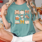 Fall Collage Necessities Graphic T-Shirt