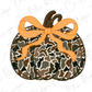 Preppy Glitter Camo Pumpkin Graphic T-Shirt