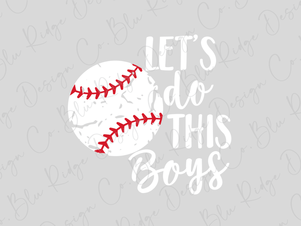 Let's Do This Boys Baseball Graphic T-Shirt