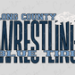 Long County Blue Tide Wrestling Graphic T-Shirt