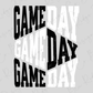 Stacked Black/White Gameday Graphic T-Shirt