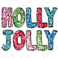 Holly Jolly Glitter Graphic T-Shirt