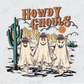 Howdy Ghouls Ghost Cowboys Graphic T-Shirt
