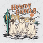 Howdy Ghouls Ghost Cowboys Graphic T-Shirt