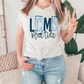 Long County Middle School Blue Tide School Spirit Stamp Letters Graphic T-Shirt