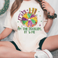 Hi! It's me, I'm the Problem it's Me! Mardi Gras Day Colorful Graphic T-Shirt