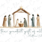 The Greatest Gift Of All Nativity Scene Graphic T-Shirt