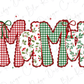 Lace Coquette Christmas Names Graphic T-Shirt