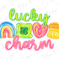 Neon Lucky Charm St. Patties Day Graphic T-Shirt