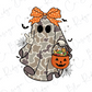 Camo Coquette Ghost Graphic T-Shirt