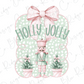 Preppy Nutcracker Holly Jolly Graphic T-Shirt