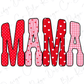 Valentines Day Mama Graphic T-Shirt
