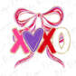 XOXO Faux Glitter Valentine's Day Graphic T-Shirt