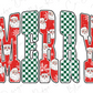 Red And Green Merry Graphic T-Shirt