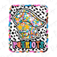 Patriots Graffiti Dots Mascot Graphic T-Shirt