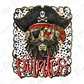 Pirates Black And Red Mascot (Back/Pocket Combo) Graphic T-Shirt