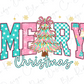 Preppy Merry Christmas Graphic T-Shirt