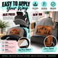 Leather patches come with heat press adhesive already on the back, and can also be sewn on