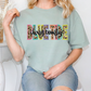 Long County Blue Tide School Spirit Team Mascot Graphic T-Shirt