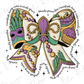 Mardi Gras Coquette Bow Graphic T-Shirt