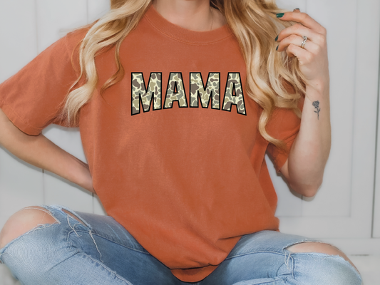 Mama Camo Graphic T-Shirt
