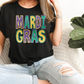 Mardi Gras Day Colorful Sparkles Graphic T-Shirt