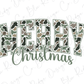Camo Merry Christmas Graphic T-Shirt