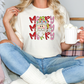 Merry Doodle Santa Graphic T-Shirt