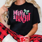 Merry and Bright Christmas Graphic T-Shirt