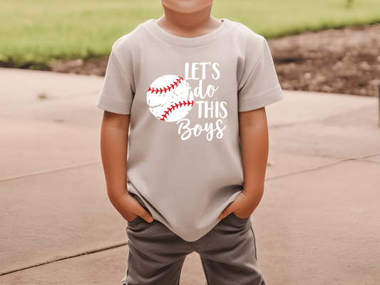 Let's Do This Boys Baseball Graphic T-Shirt