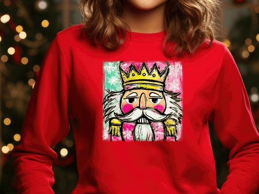 Watercolor Nutcracker Graphic T-Shirt