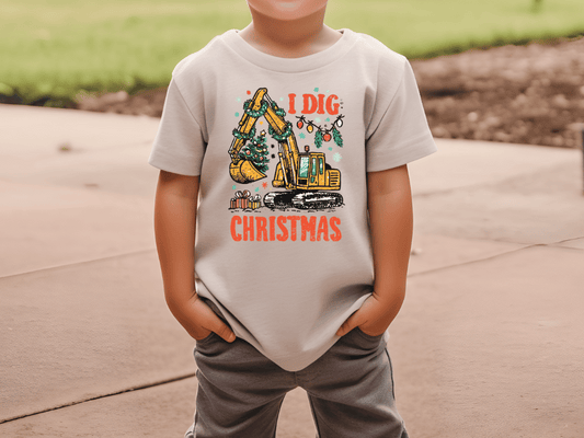 I Dig Christmas Graphic T-Shirt