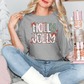 Preppy Wallpaper Holly Jolly Graphic T-Shirt