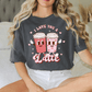 I Love You A Latte Retro Coffee Funny Valentines Day Graphic T-Shirt
