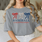 Baseball Is My Favorite Season Red White And Blue Graphic T-Shirt