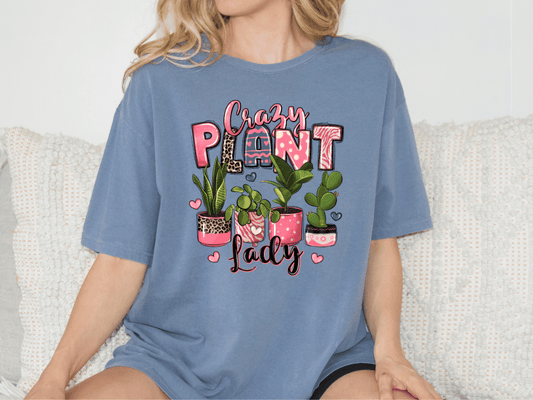 Crazy Plant Lady Graphic T-Shirt