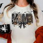 Leopard Halloween Mama Graphic T-Shirt