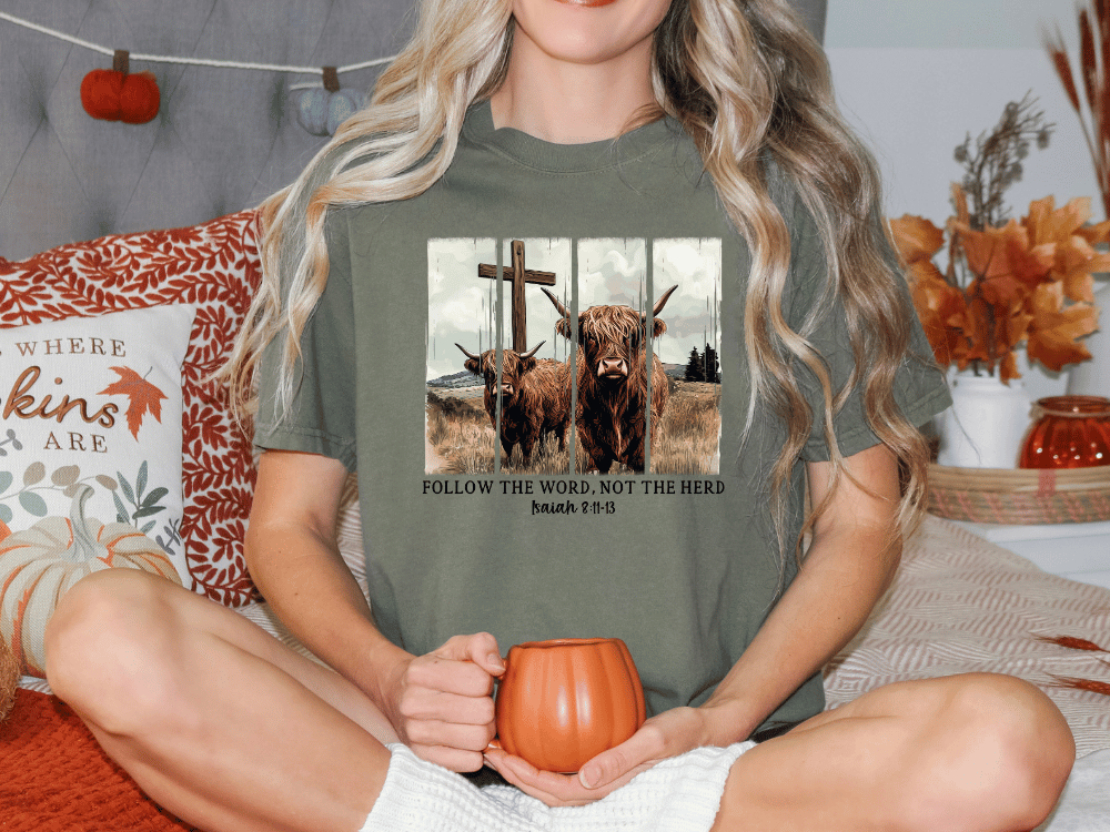 Follow The Word, Not The Heard Isaiah 8:11-13 Graphic T-Shirt